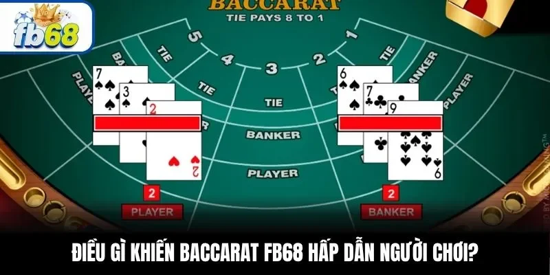 Điều gì khiến Baccarat FB68 hấp dẫn người chơi?