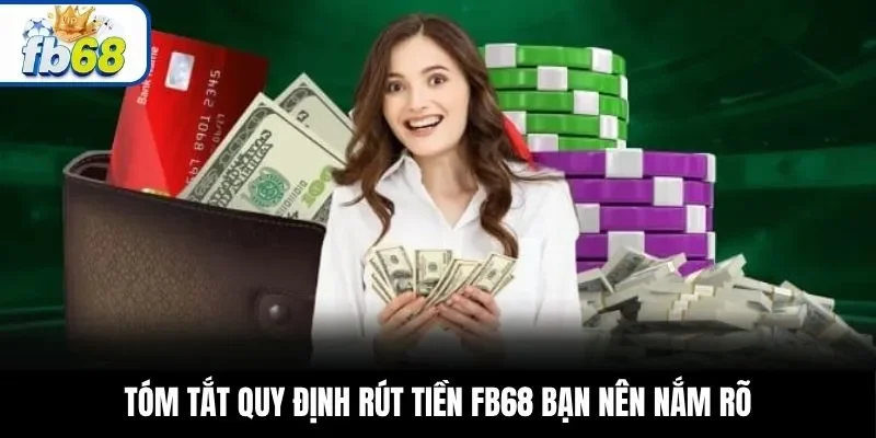 Tóm tắt quy định rút tiền FB68 bạn nên nắm rõ
